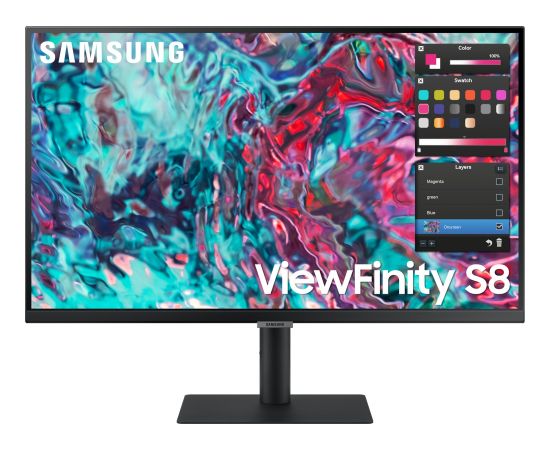 Monitors Samsung ViewFinity S8 S27B800TGU, 27"