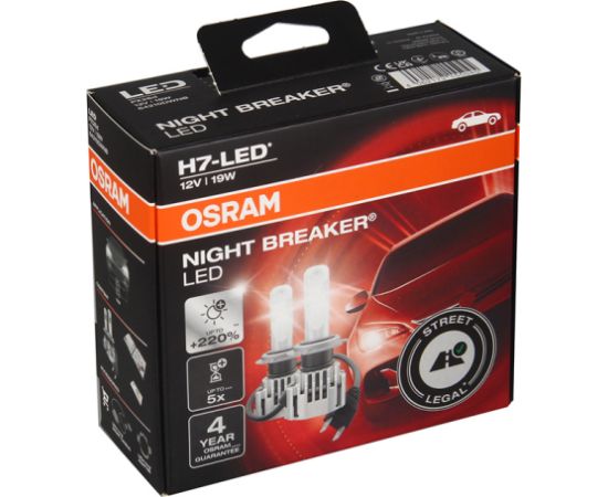 Autospuldzes H7 Osram Night Breaker LED 16W 12V 2gab. GEN2