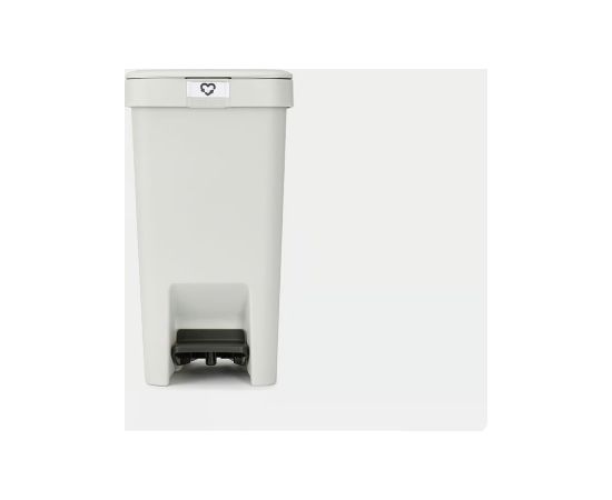 BRABANTIA atkritumu tvertne StepUp ar pedāli, 10l, Light Grey - 800245
