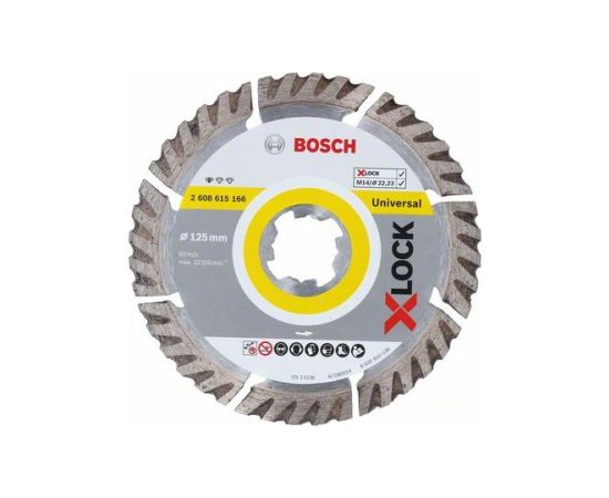 Dimanta griešanas disks Bosch 061599761C; 125 mm; 5 gab.