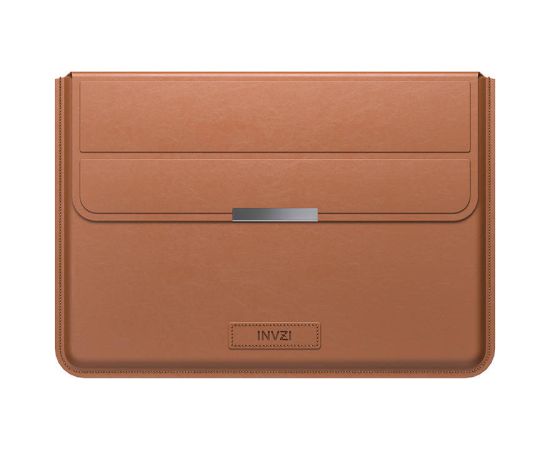 INVZI Leather Case / Cover with Stand Function for MacBook Pro/Air 15"/16" (Brown)