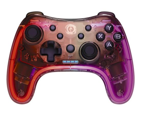 Pad Canyon GPW-04, 2.4G Wireless Controller with built-in 800mah battery, 2M Type-C charging cable ,Wireless Gamepad for Android / PC / PS3 /PS4 /XBOX360/ Nitendo Switch（RGB Lighting), 151*110*42mm, 208g