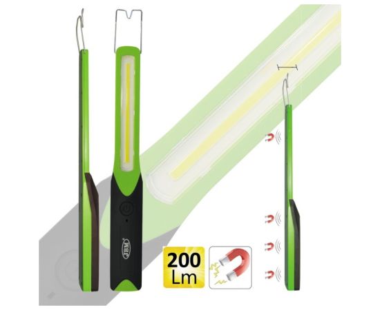 Plāna LED COB lādējama darba lampa, 200lm, JBM Apgaismes ierīces