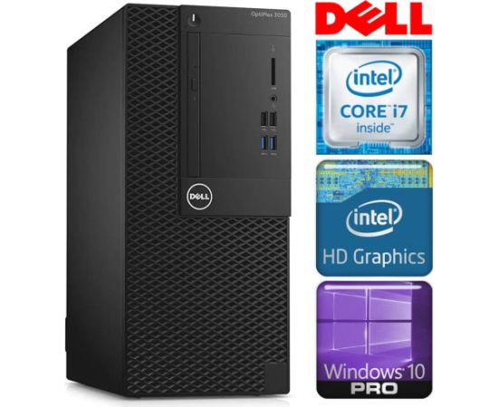 DELL 3050 Tower i7-7700 8GB 128SSD M.2 NVME WIN10Pro