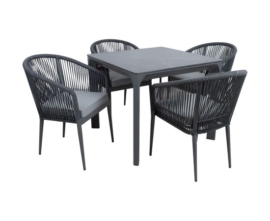 Garden furniture set CARVES table and 4 chairs Dārza mēbeļu komplekti