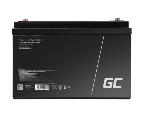 Green Cell AGM30 vehicle battery Sealed Lead Acid (VRLA) 100 Ah 12 V Marine / Leisure