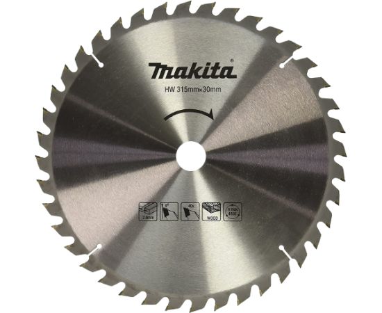Griešanas disks Makita JM27170005; 315x30 mm; Z40