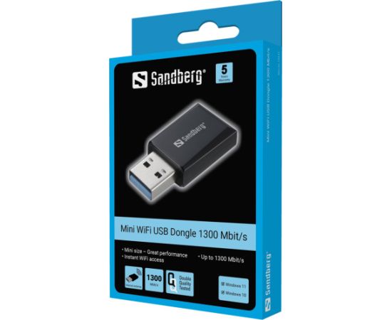 Sandberg 134-41 Mini WiFi Dongle 1300Mbit/s