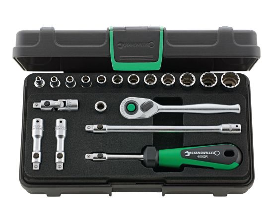 Uzgaļu komplekts Stahlwille 96015208; 1/4''; 19 gab. Mehāniskie instrumenti