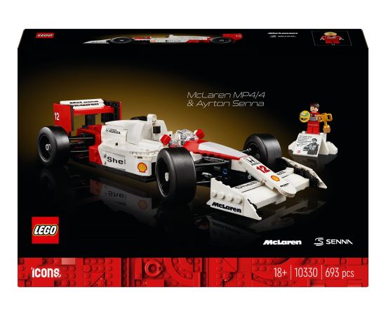 LEGO Icons McLaren MP4/4 un Ayrton Senna (10330)