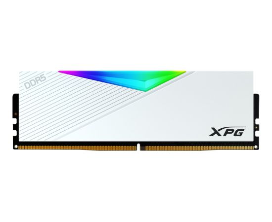 ADATA DDR5 8GB - 6000 - CL - 32 - Single-Kit - DIMM - AX5U6400C3216G-CLARWH, Lancer RGB, XMP, white