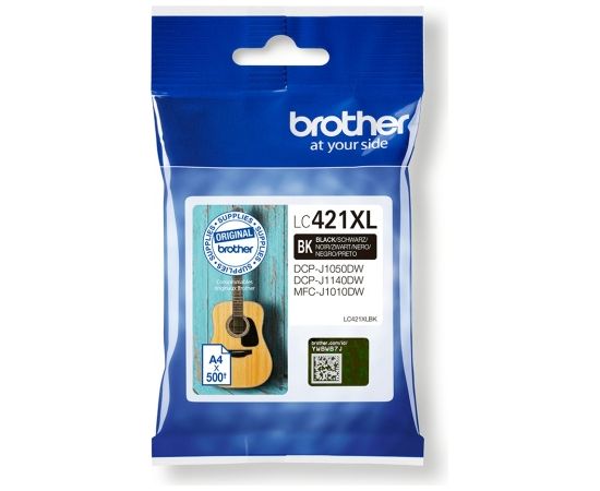 Brother LC421XL (LC421XLBK) Ink Cartridge, Black