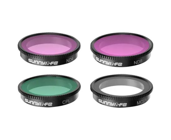 Set of 4 filters MCUV+CPL+ND4+ND8 Sunnylife for Insta360 GO 3/2