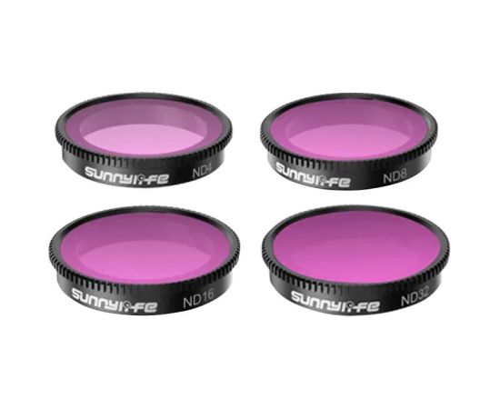 Set of 4 filters ND4+ND8+ND16+ND32 Sunnylife for Insta360 GO 3/2