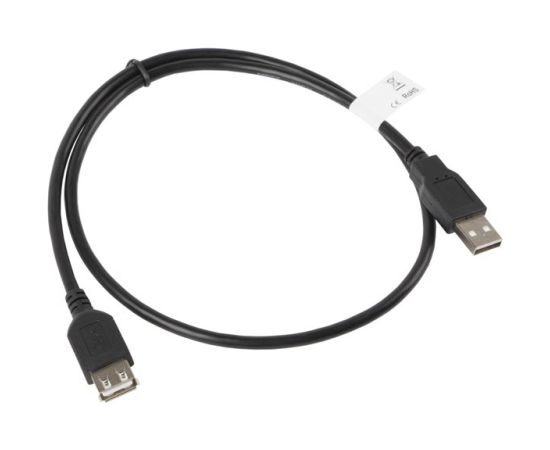 Lanberg CA-USBE-10CC-0007-BK USB cable 0.7 m USB 2.0 USB A Black