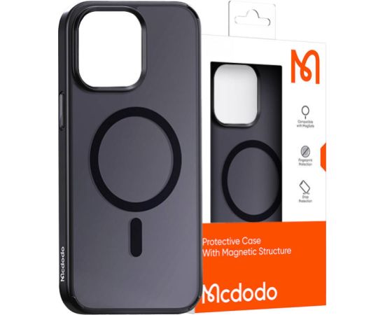 Magnetic case McDodo for iPhone 15 Pro (black)