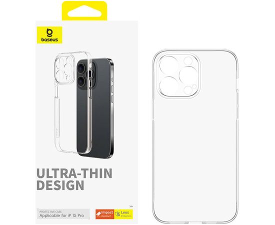 Phone Case for iPhone 15 Pro Baseus OS-Lucent Series (Clear)