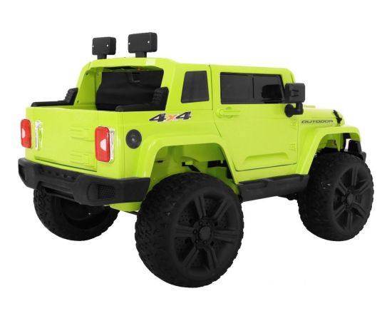 Pojazd na akumulator Mighty Jeep 4x4 Zielony