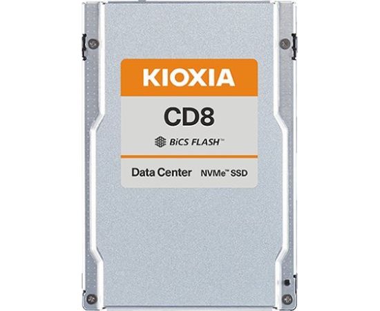 KIOXIA KCD8 series - SSD - 7680 GB - intern - 2.5" (6.4 cm) - U.2 PCIe 4.0 x4 (NVMe)