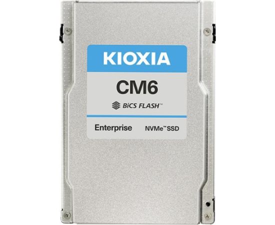 KIOXIA CM6-R Series KCM61RUL3T84 - SSD - Enterprise, Read Intensive - 3840 GB - intern - 2.5" (6.4 cm) - U.3 PCIe 4.0 (NVMe)