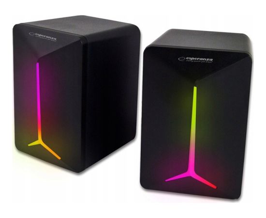 ESPERANZA USB SPEAKERS 2.0 LED RAINBOW FREVO EGS105