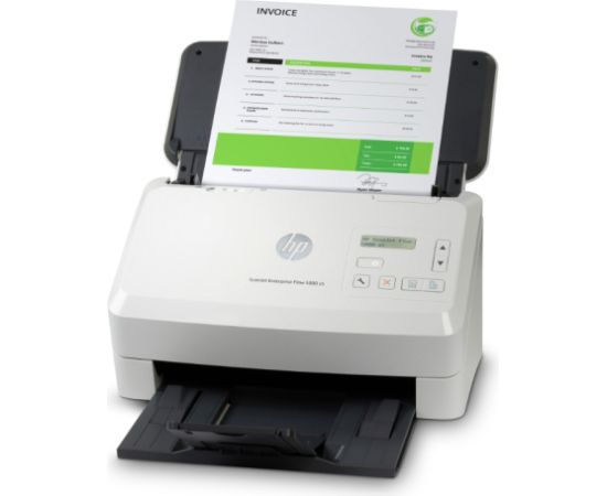 HP ScanJet Enterprise Flow 5000 s5 Scanner - A4 Color 600dpi, Sheetfeed Scanning, Automatic Document Feeder, Auto-Duplex, OCR Scan to Text, 65ppm, 7500 pages per day   6FW09A#B19