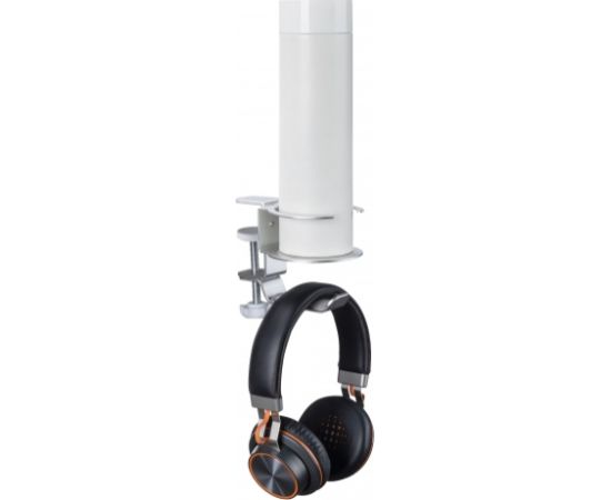 Headphone and Cup Holder, Silver