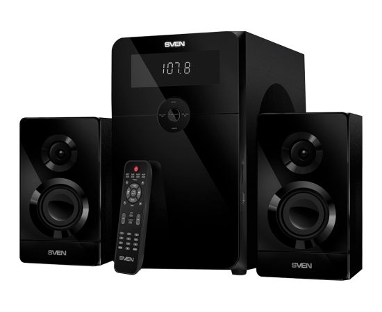 Speakers SVEN MS-2250, black (80W, FM, USB/SD, Display, RC, Bluetooth)