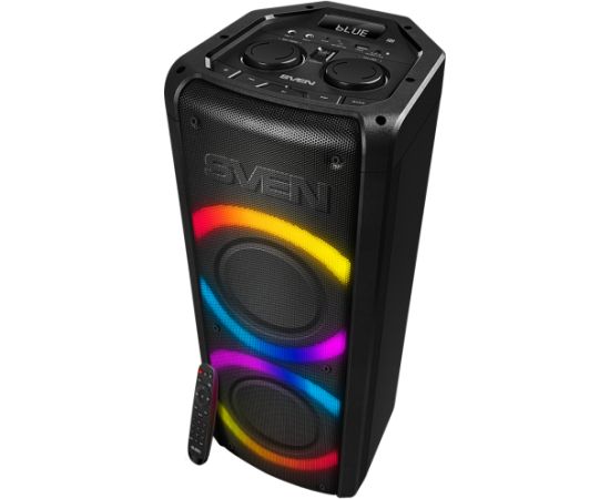 Speaker SVEN PS-710, black (100W, TWS, Bluetooth, FM, USB, microSD, LED-display, 4400mA*h)