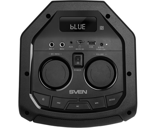 Speaker SVEN PS-710, black (100W, TWS, Bluetooth, FM, USB, microSD, LED-display, 4400mA*h)