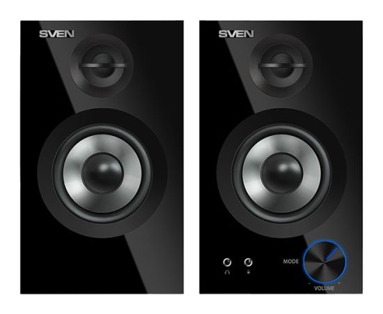 SVEN SPS-621 2x14W, Headphone/Mic front jacks;Timbre control; Volume front control; Bluetooth