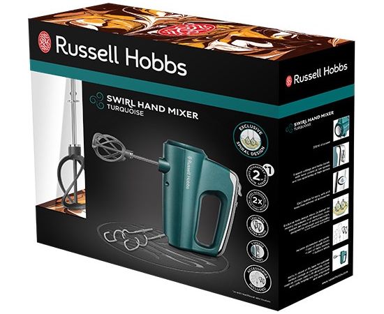 Russell Hobbs 25891-56 mixer Hand mixer 350 W Turquoise