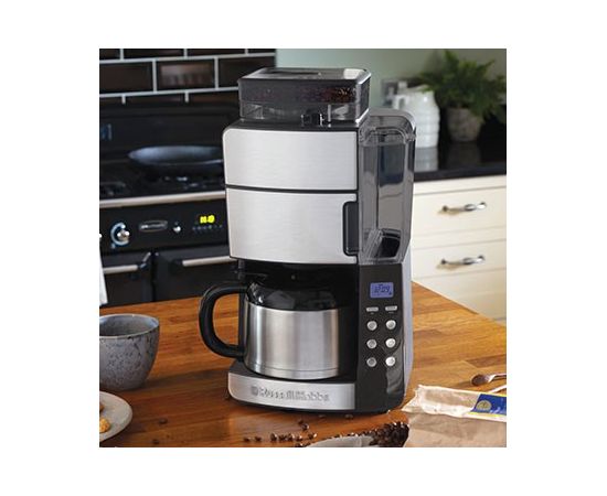 Russell Hobbs Grind and Brew Thermal Carafe Fully-auto Combi coffee maker 1 L