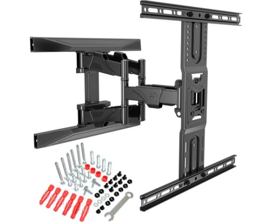 Electriclight TV stiprinājums pie sienas 45-75 collas, līdz 45 kg, melns - NB P 6