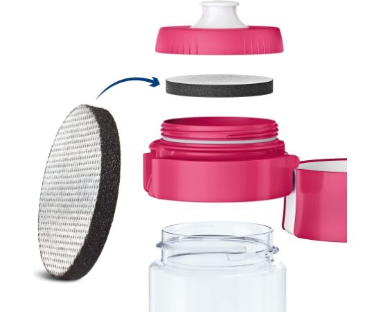 Brita Fill&Go ūdens filtra pudele,  rozā - FILL&GO-PINK