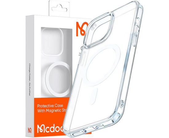 Magnetic case McDodo Crystal for iPhone 14 Pro Max (clear)