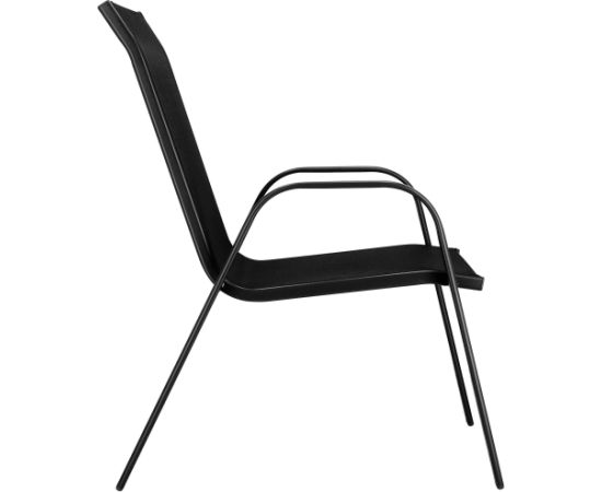 Садовый стул Springos GF0071 73 X 55.5 X 93 см, чёрный