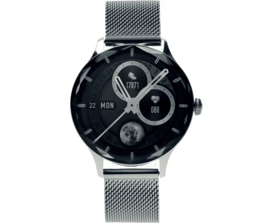 Garett Smartwatch Viva Silver steel Умные часы AMOLED / IP67 / Find your phone / Music playback control