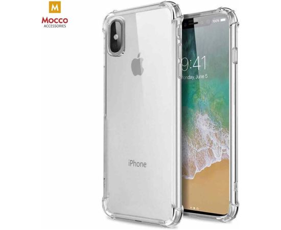 Mocco Anti Shock Case 0.5 mm Aizmugurējais Silikona Apvalks Priekš Apple iPhone 7 / 8 Caurspīdīgs