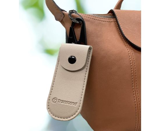 SSD ACC LEATHER POUCH FOR ESD/LIGHT KHAKI 88-0040 TRANSCEND