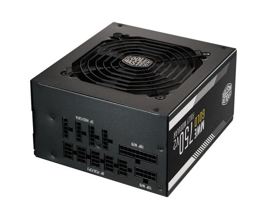 Power Supply COOLER MASTER 750 Watts Efficiency 80 PLUS GOLD PFC Active MTBF 100000 hours MPE-7501-AFAAG-3EU Datoru barošanas bloki