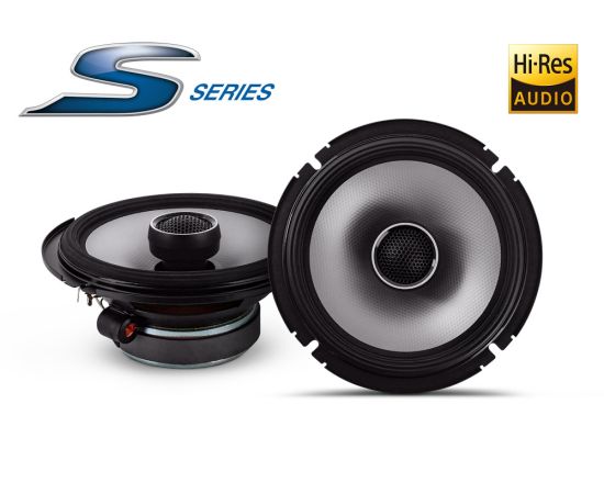 Alpine S2-S65 6-1/2" (16.5 cm) Coaxial 2-Way S-Series Speakers  KOMPLEKTS