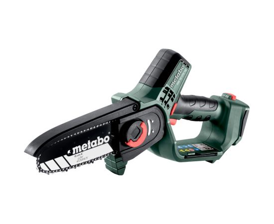 Atzarošanas motorzāģis Metabo MS 18 LTX 15; 18 V; 15 cm sliede (bez akumulatora un lādētāja)