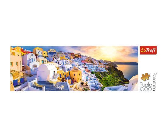 TREFL Panorāmas Puzle Santorini, 1000 gab.