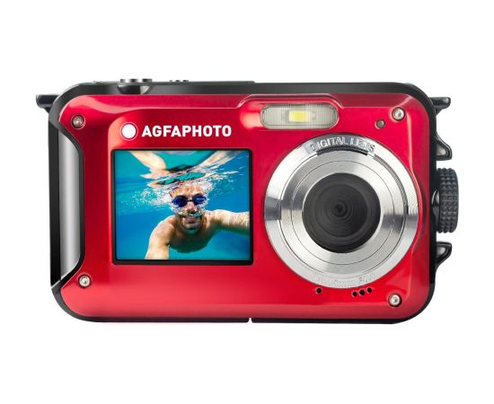 Agfaphoto AGFA WP8000 Red + 2nd Battery + Floatable Strap