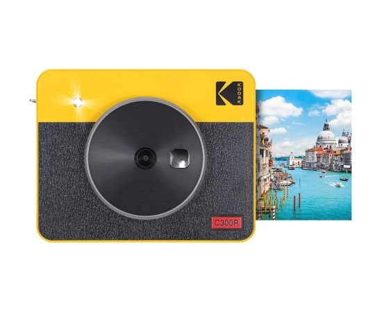 Kodak Mini Shot 3 Square Retro Instant Camera and Printer Yellow