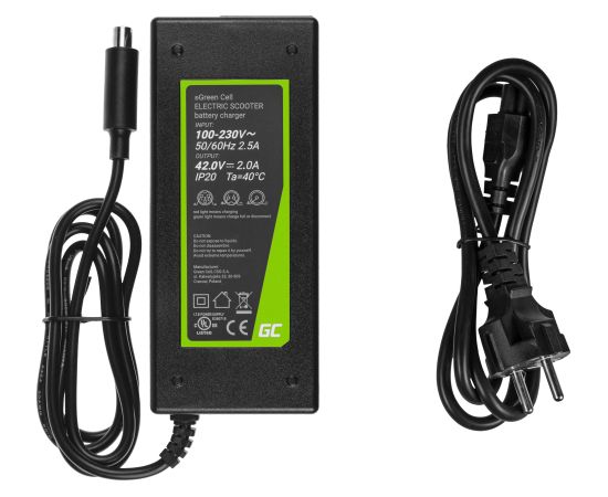 LĀDĒTĀJS Green Cell 42V Xiaomi Mijia M365, M365 Pro / Segway Ninebot ES1, ES2, ES3, ES4 / Lime / Hive / Bird