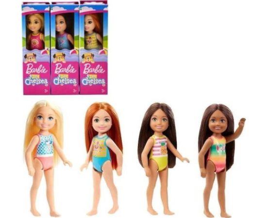 Mattel Lalka Barbie Barbie Lalka Barbie Chelsea Beach 13cm mix