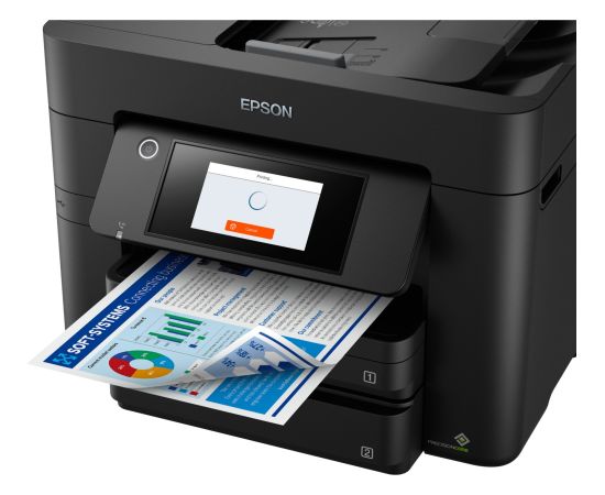 Epson WorkForce Pro WF-4830DTWF, multifunction printer (black, USB, LAN, WLAN, scan, copy, fax)