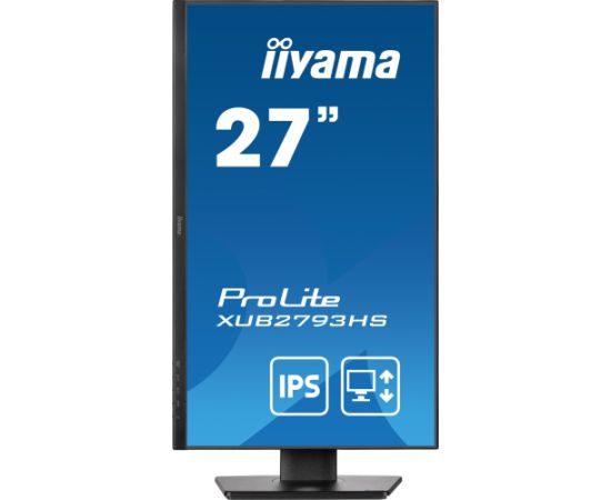 Iiyama XUB2793HS-B5 - 27 - LED - Full HD, 75 Hz, HDMI, black